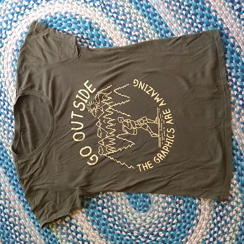 "Go Outside" tee